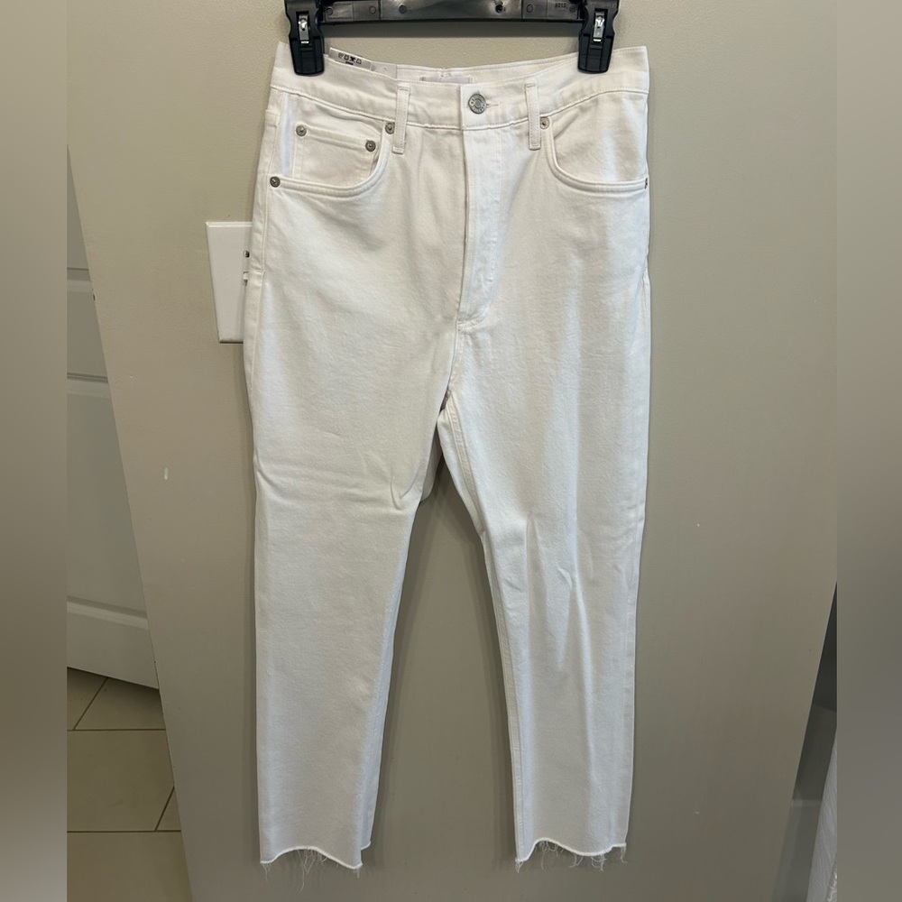 Agolde White Jeans